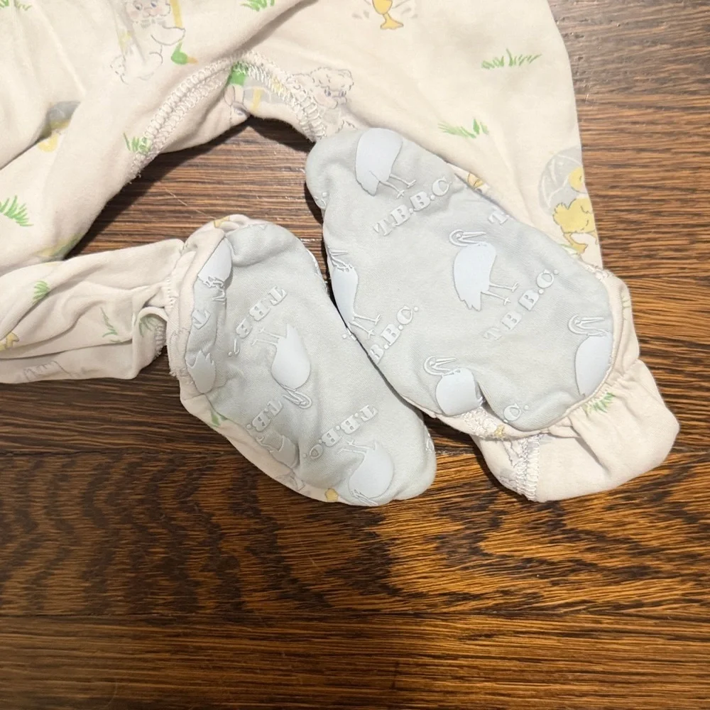The Beaufort Bonnet Company Yellow Duck Print Footie